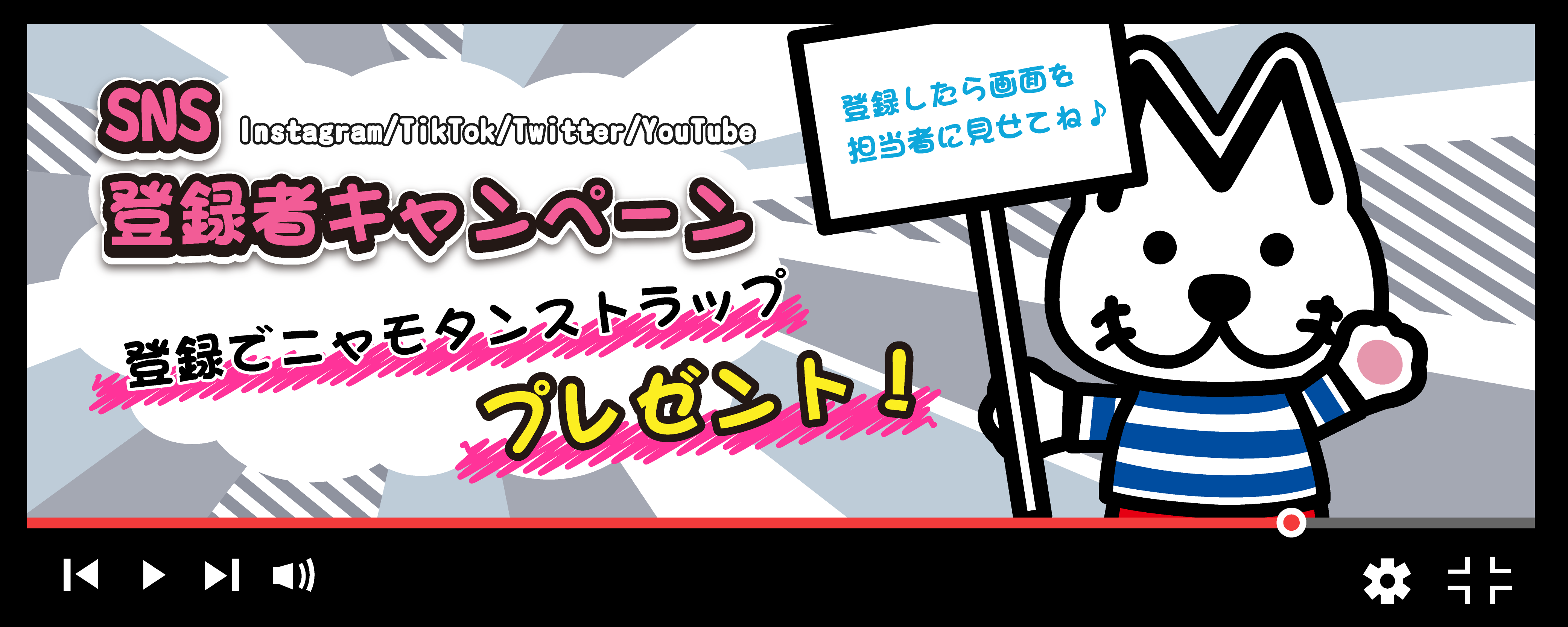 SNS登録者キャンペーン